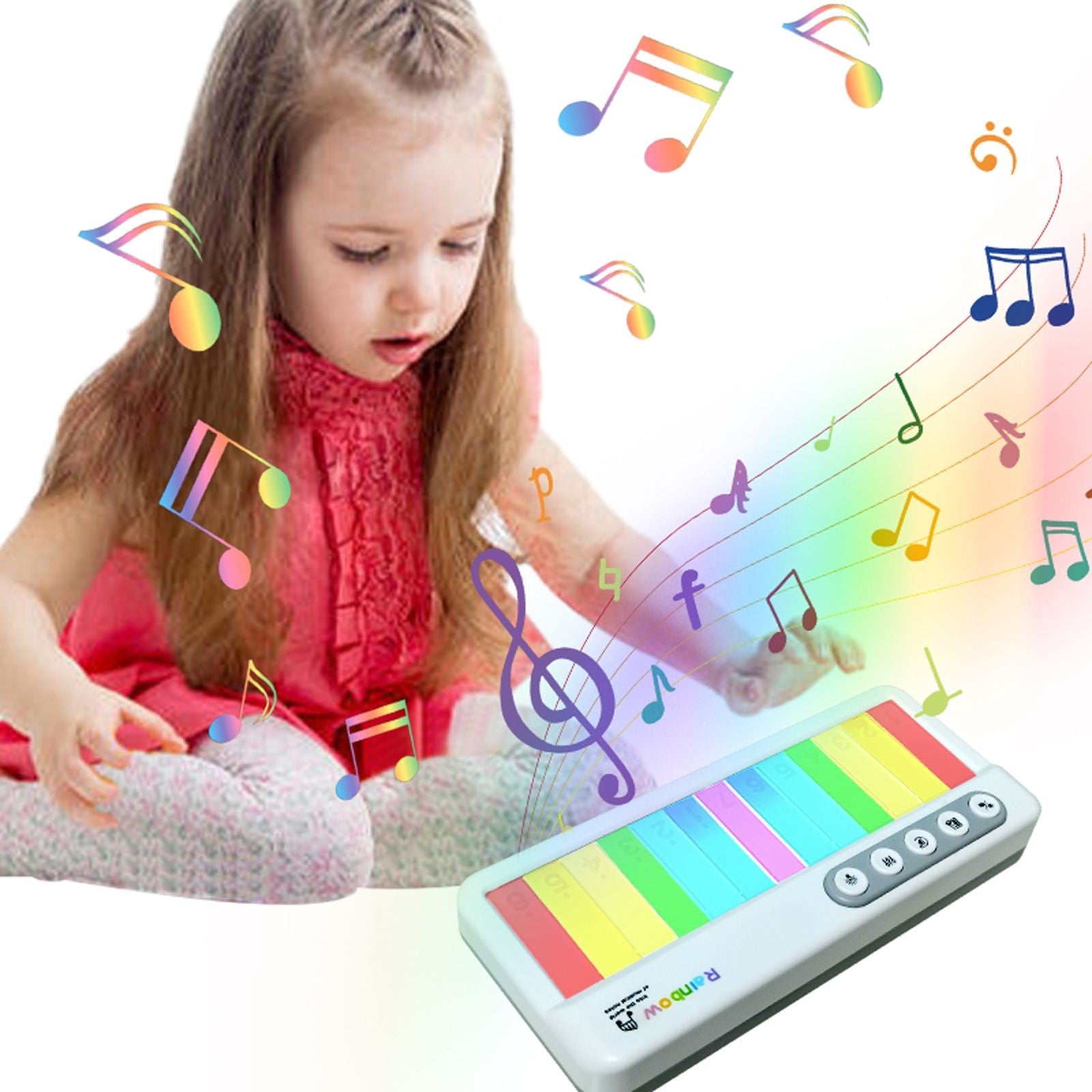 Piano Infantil com Luzes e Músicas